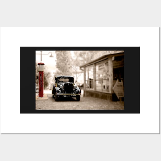 Old Timer Classic Car Wall Art by Custom Autos